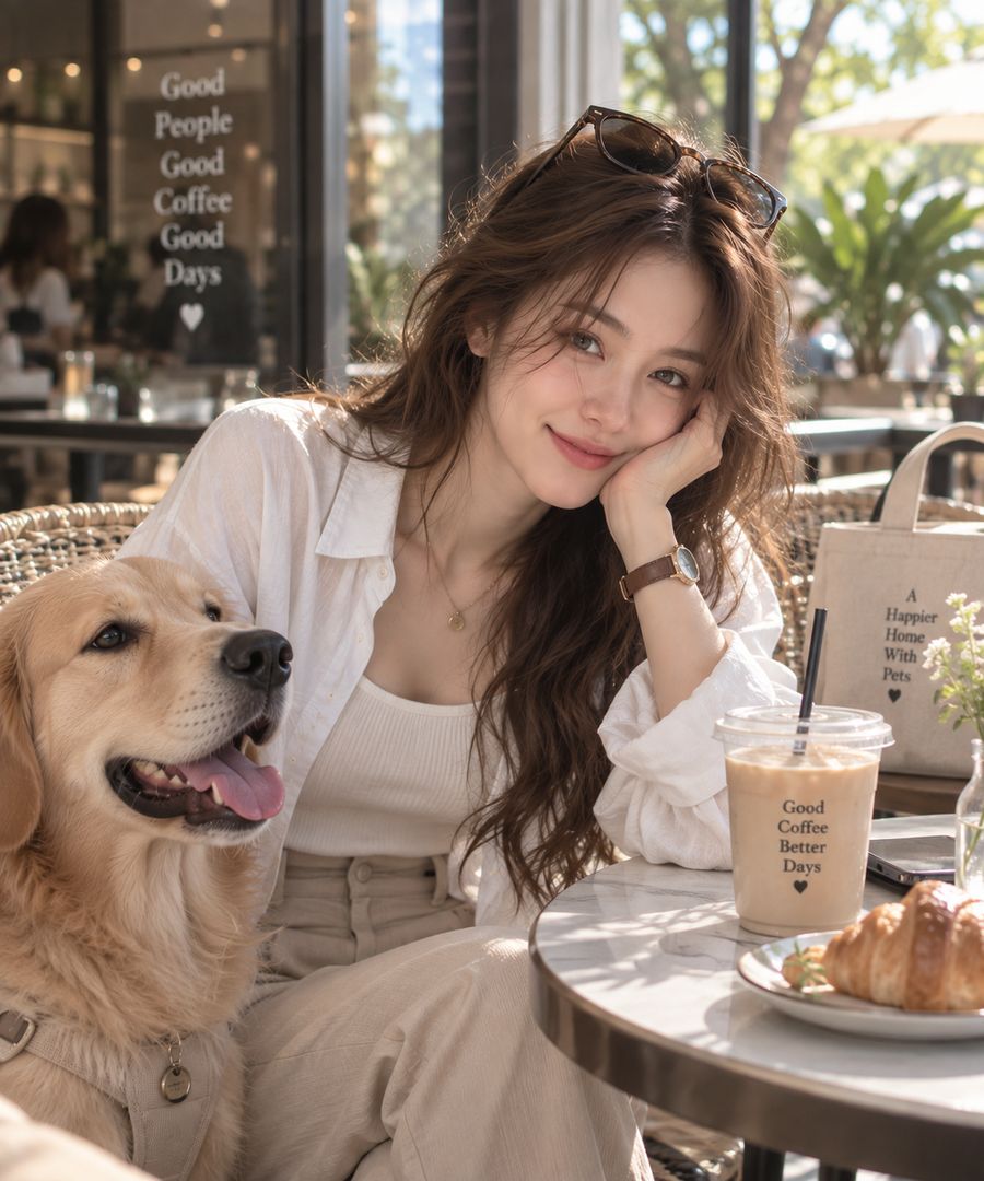 Coffee and a croissant